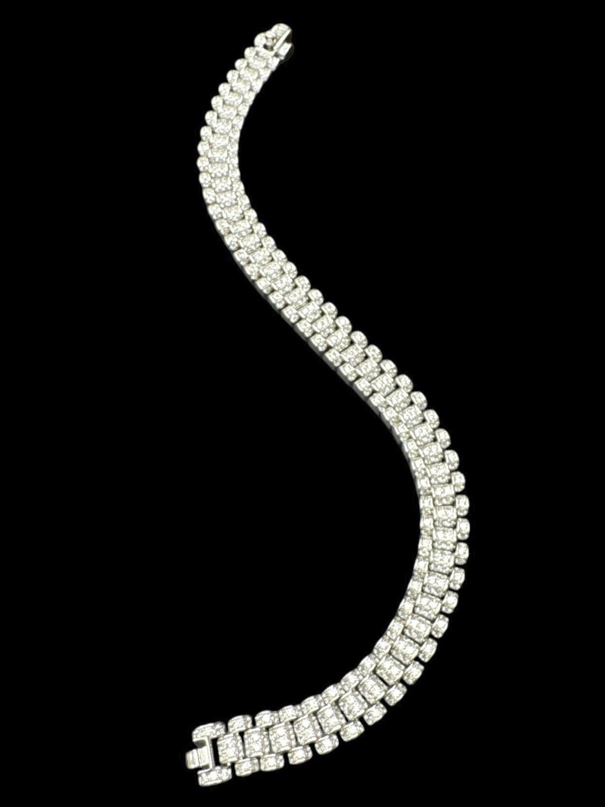 Rolex Style Iced Out Bracelet