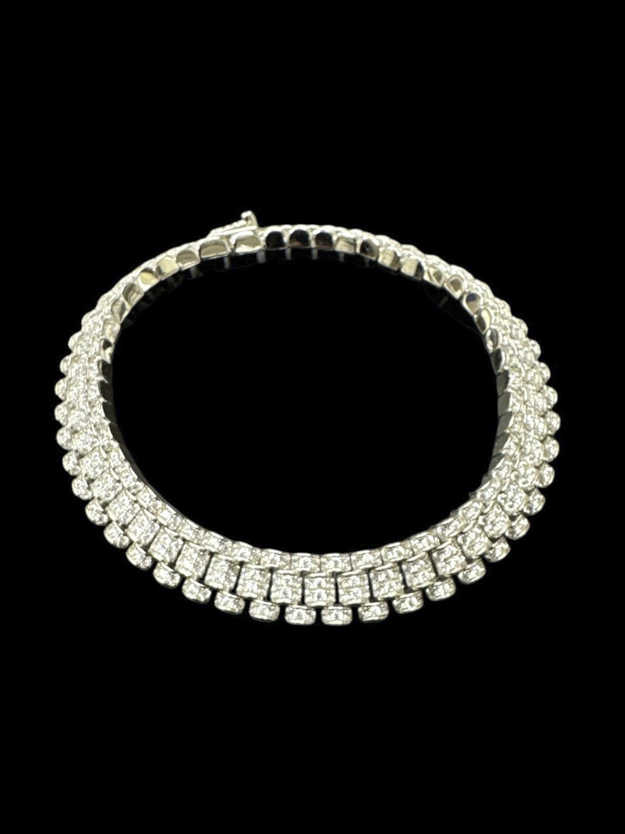 Rolex Style Iced Out Bracelet