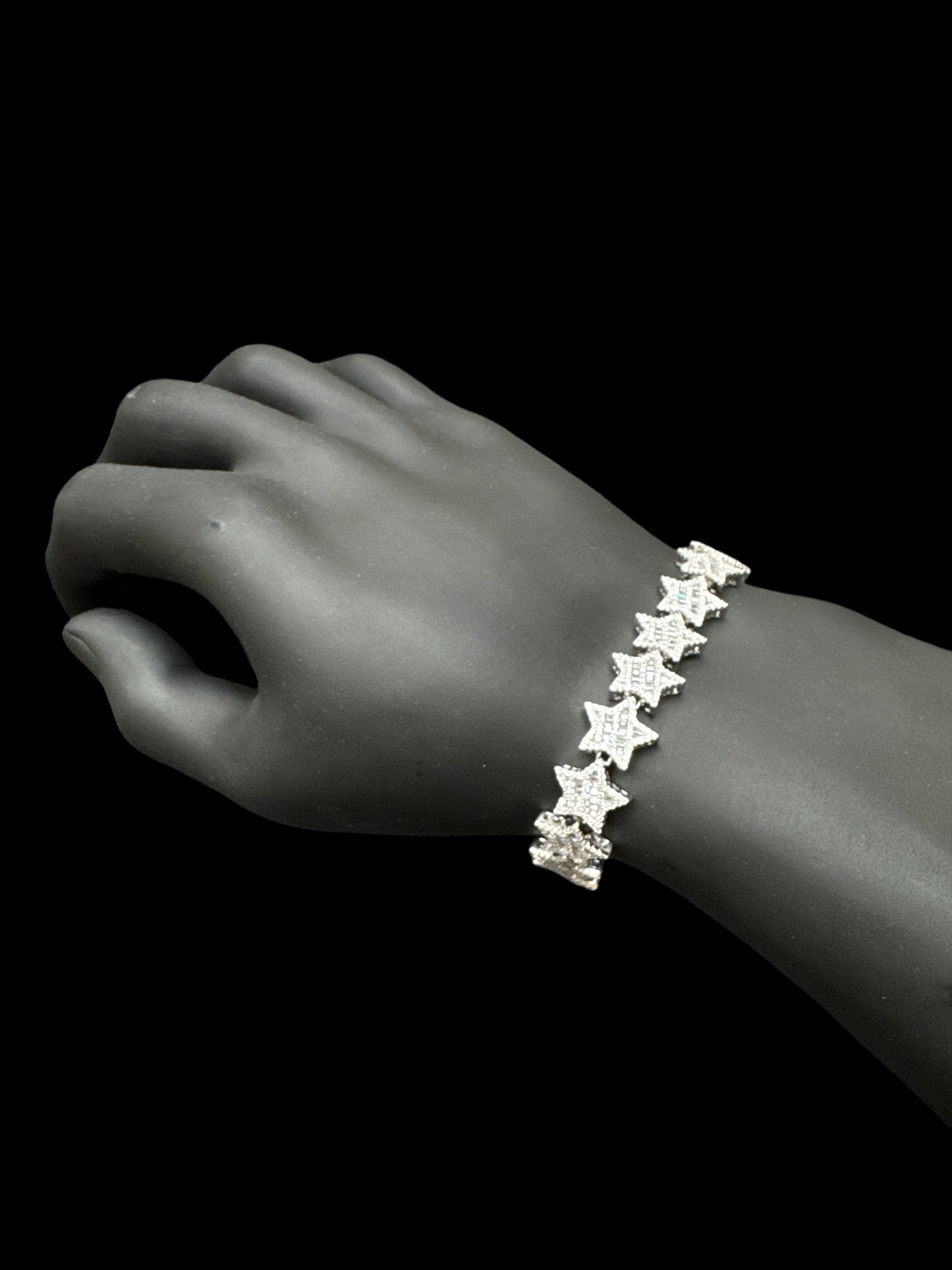Star Gents Bracelet with Zircon