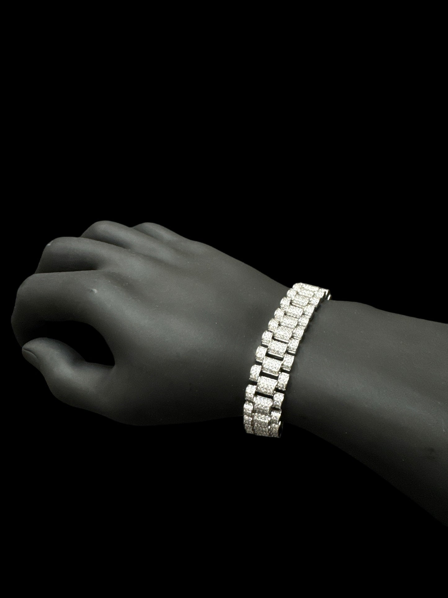 Rolex Style Iced Out Bracelet