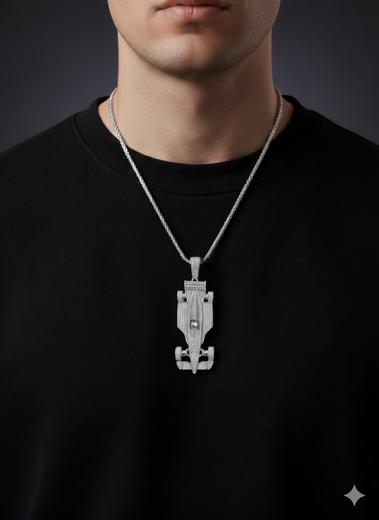 Car Silver Men’s Pendant