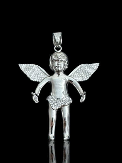 Angel Child Designed Silver Pendant
