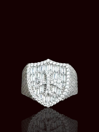 Cross Men’s Ring with Cubic Zirconia