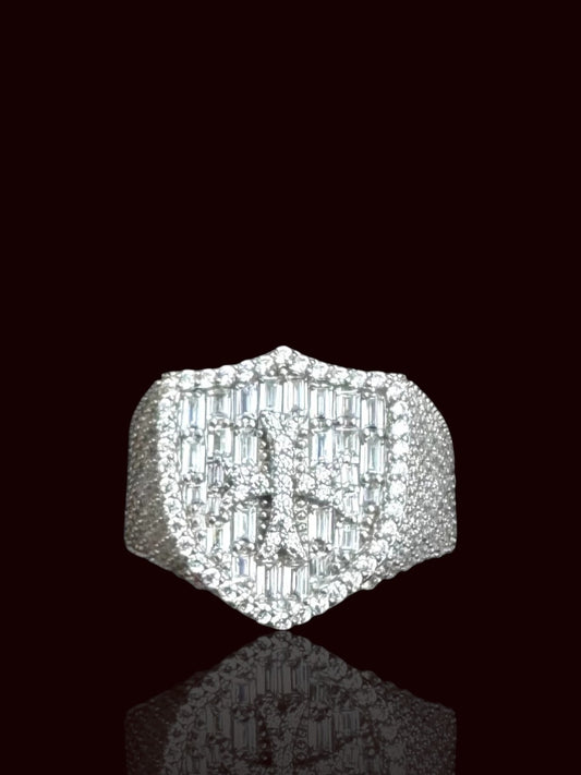 Cross Men’s Ring with Cubic Zirconia