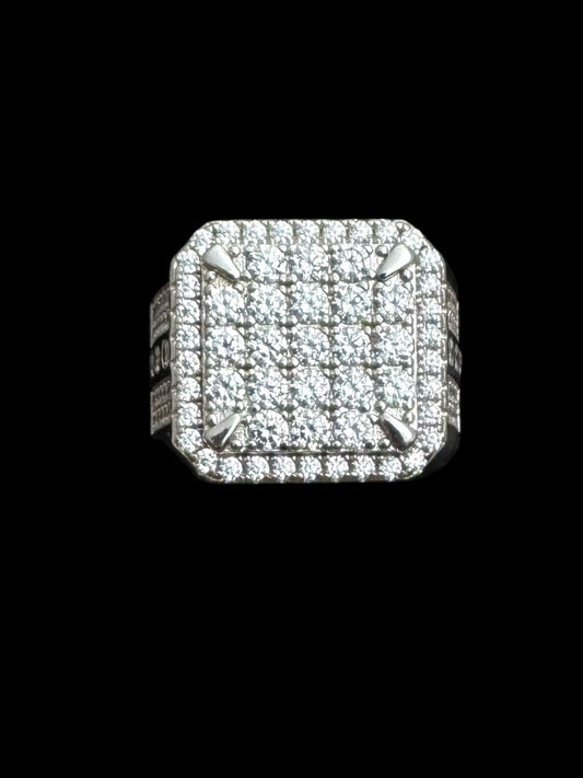 Square CZ Men’s Ring