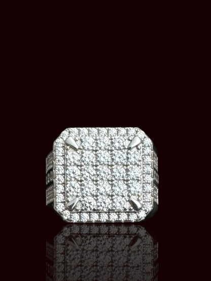 Square CZ Men’s Ring