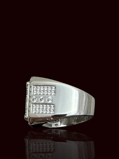 Square CZ Men’s Ring