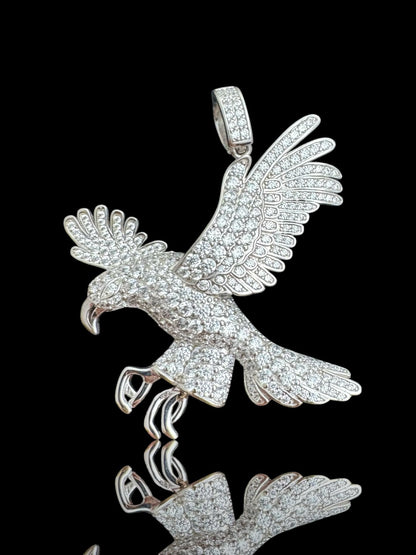 Eagle Stone Silver Men’s Pendant