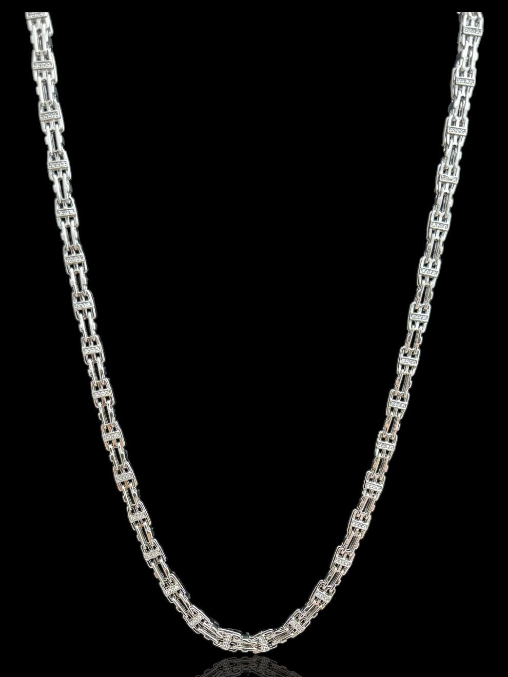 Men’s Modern Cage Chain Necklace
