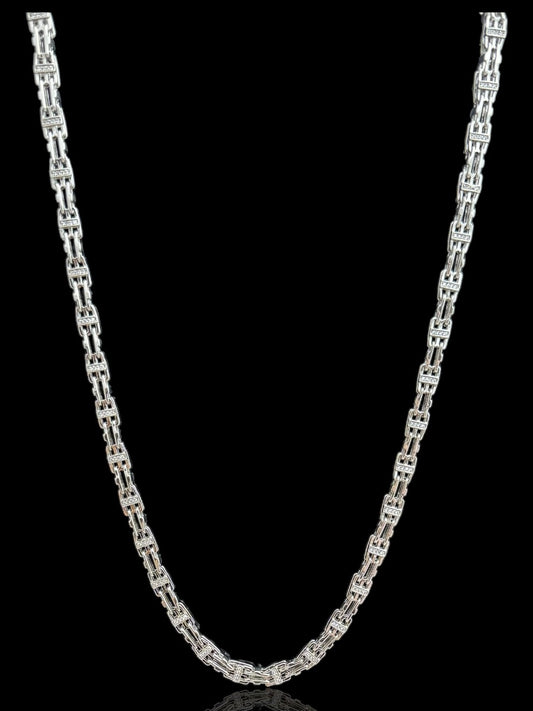 Men’s Modern Cage Chain Necklace