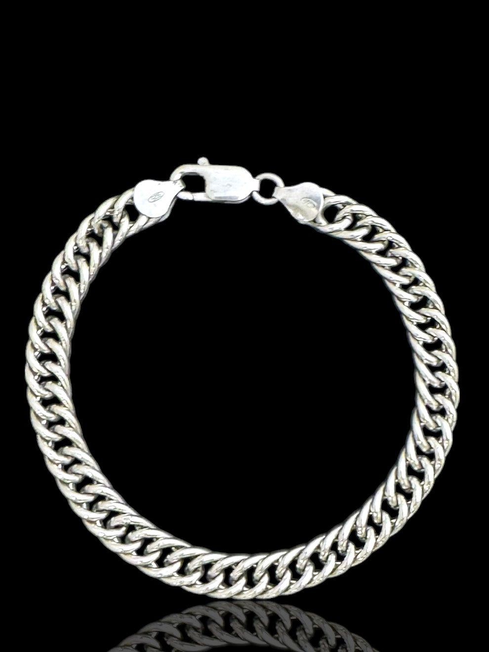 Men’s Silver Whip Chain Bracelet - 7.50 mm