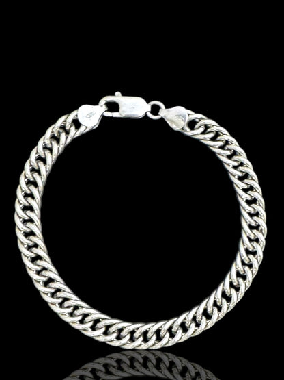 Men’s Silver Whip Chain Bracelet - 7.50 mm