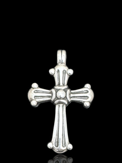 Men’s Vintage Silver Cross Pendant