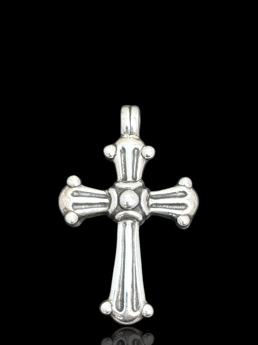 Men’s Vintage Silver Cross Pendant