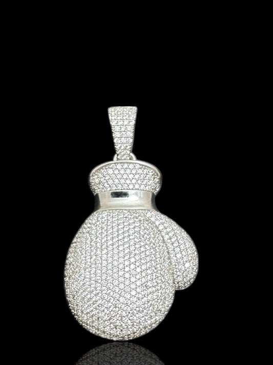 Sterling Silver Boxing Glove Pendant