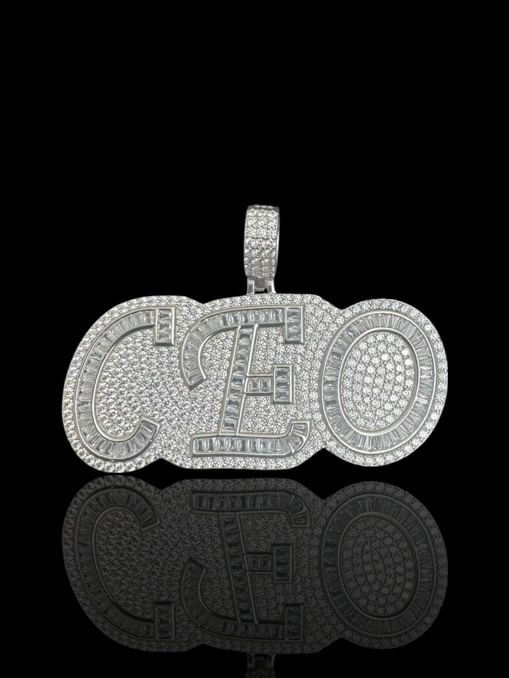 Men’s “CEO” Gold-Plated Silver Pendant