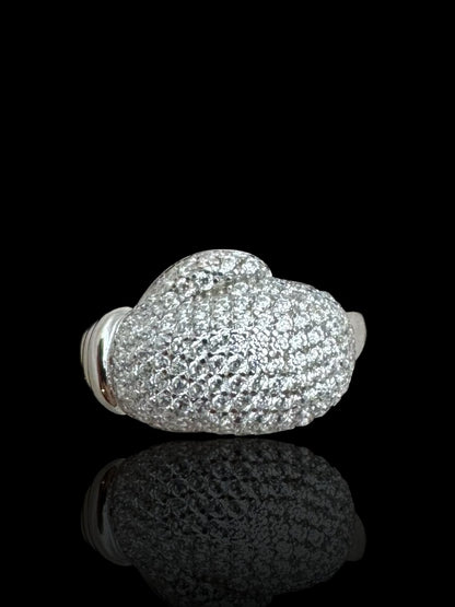 Sterling Silver Stone Set Boxing Glove Ring