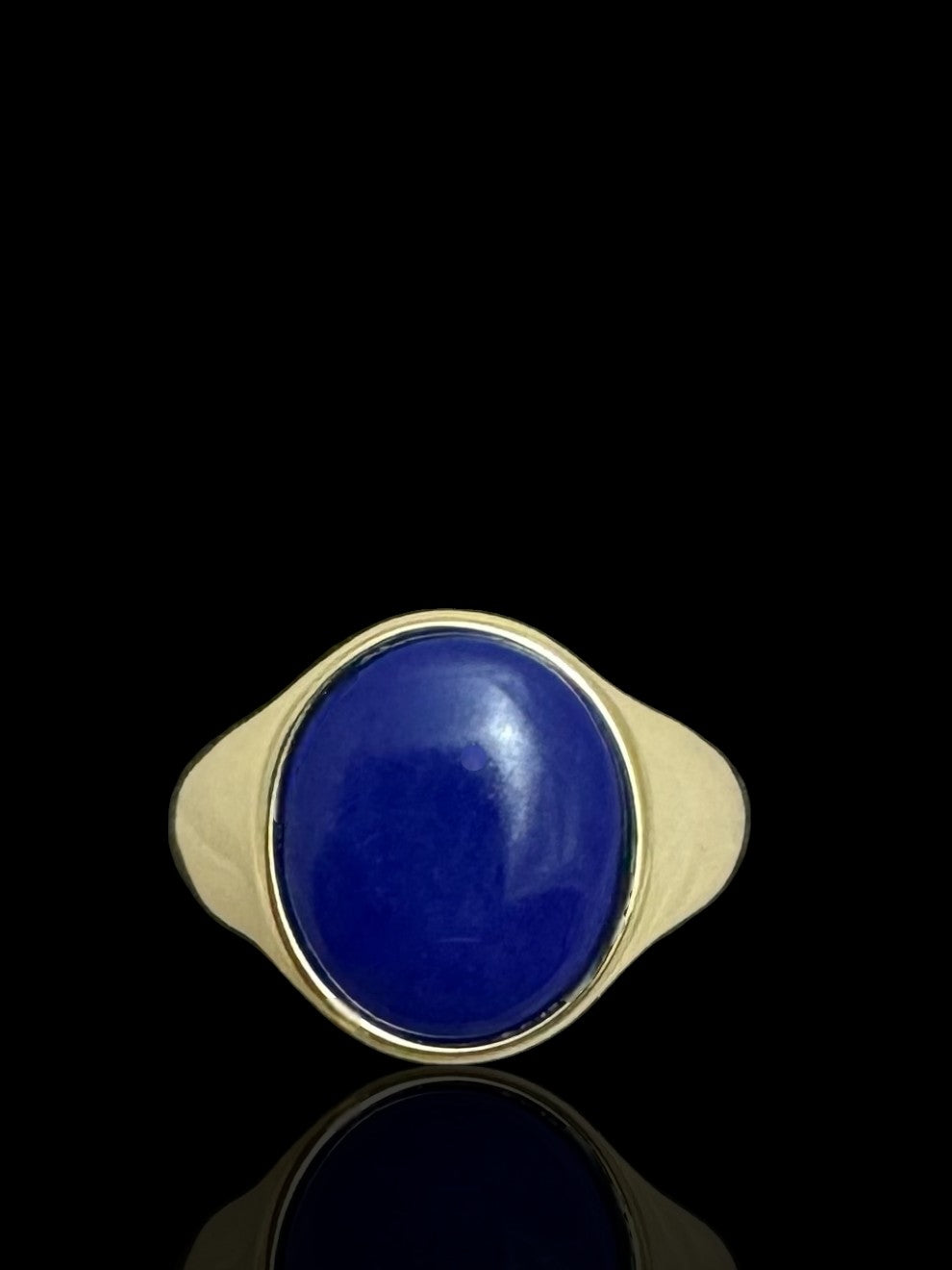 Sterling Silver Blue Stone Ring