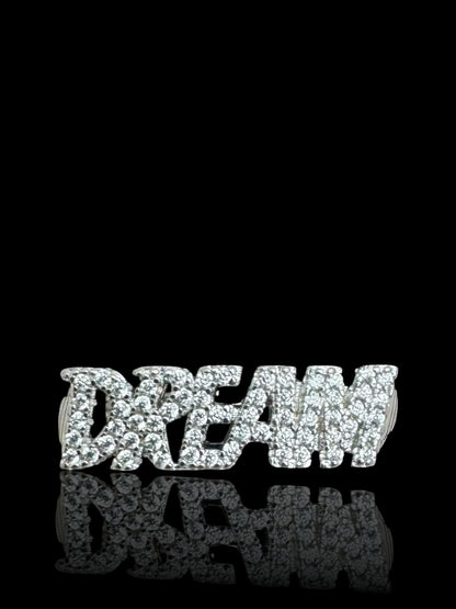 Sterling Silver “Dream” Engraved Ring