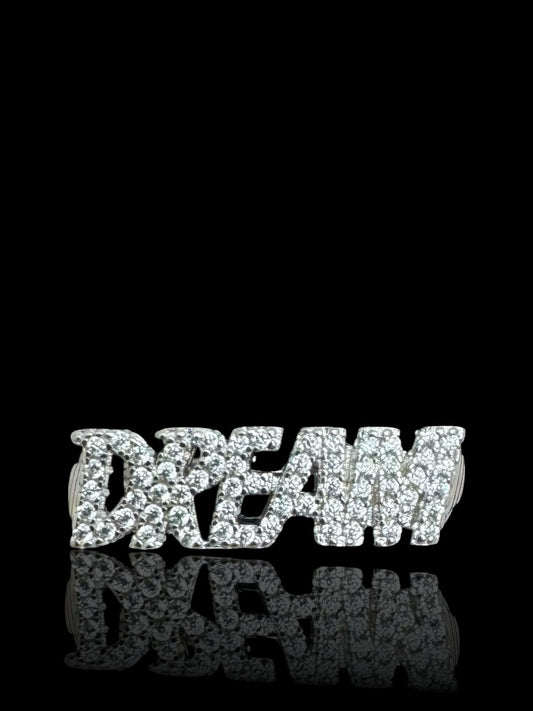 Sterling Silver “Dream” Engraved Ring