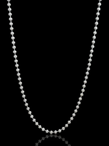 Men’s Silver Ball Chain