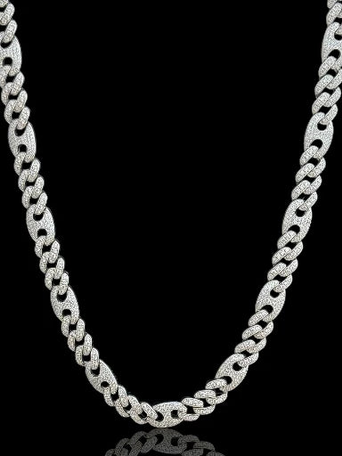 Men’s Silver Mariner Cuban Chain