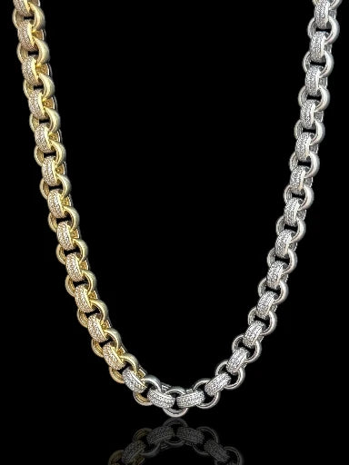 Men’s Silver Link Belcher Chain