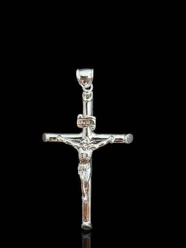 Jesus (Hz. Isa) Silver Cross Pendant
