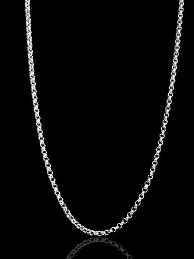 Silver Rolo Men’s Chain