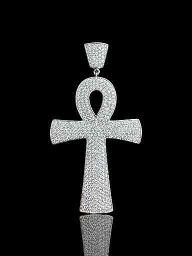 Stone Cross Men’s Pendant