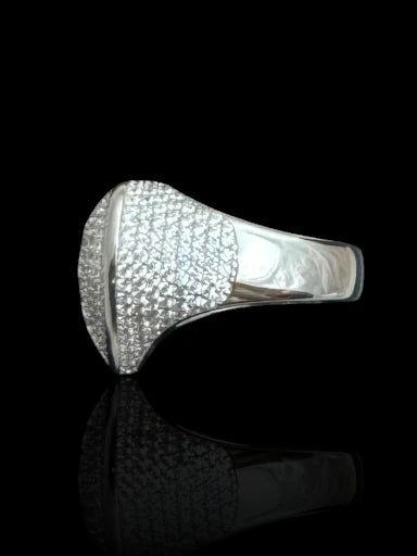 Broken Heart Men’s Silver Ring