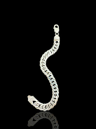 Cuban Men’s Silver Bracelet