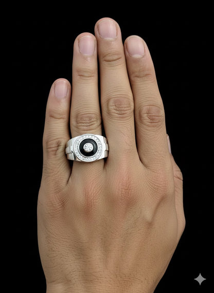Black Design Men’s Ring