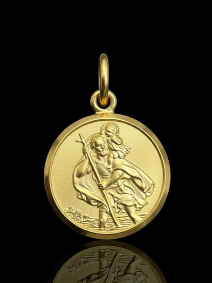 Men's Silver St. Christopher Pendant