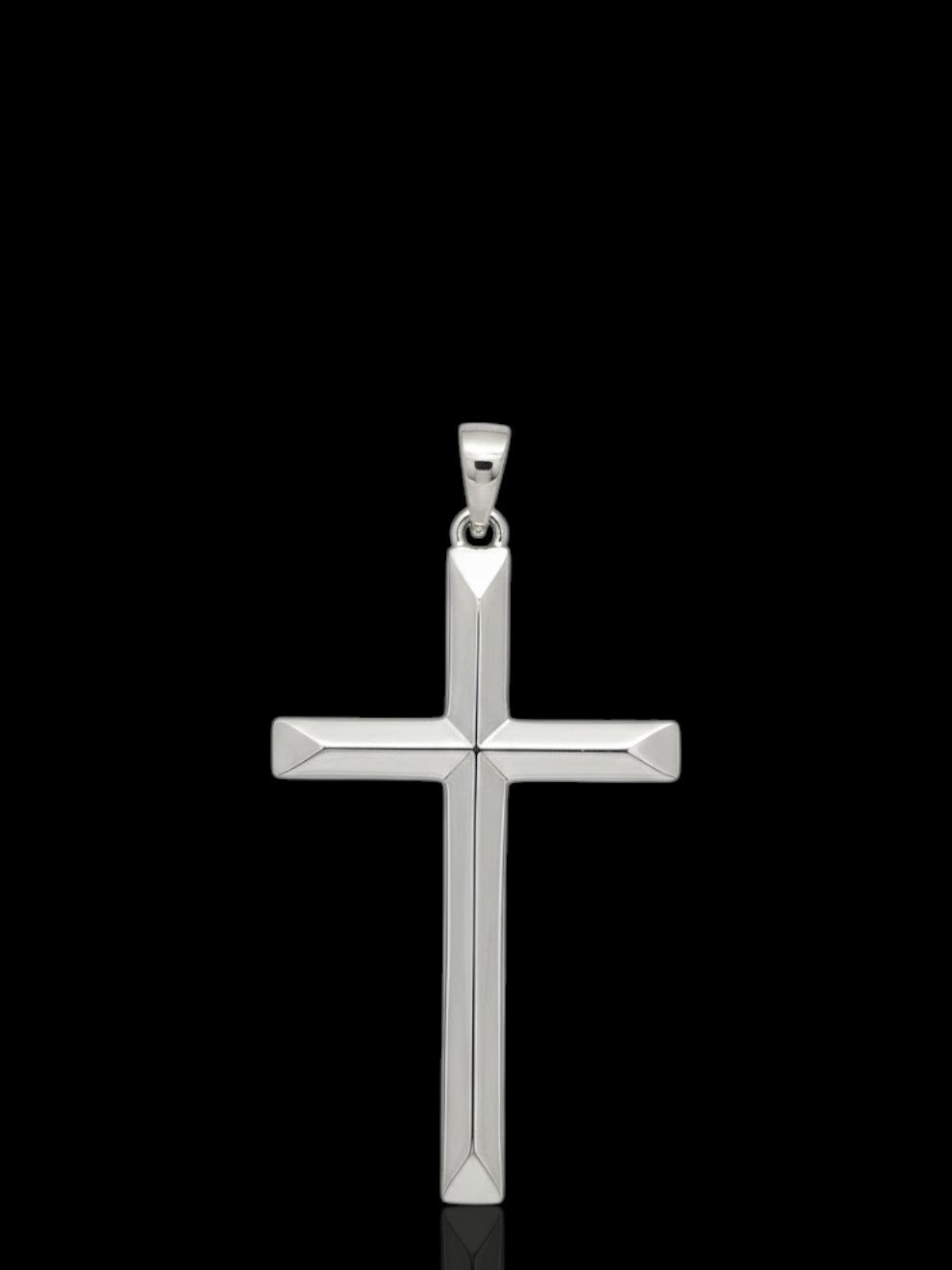 Sterling Silver High Polished Cross Pendant