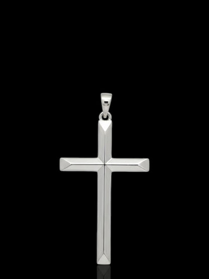 Sterling Silver High Polished Cross Pendant