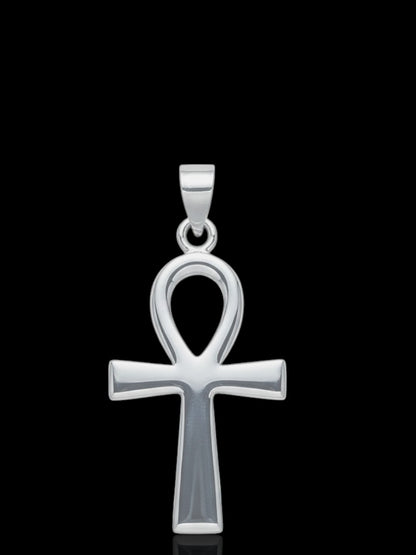 Sterling Silver Ankh Cross Pendant