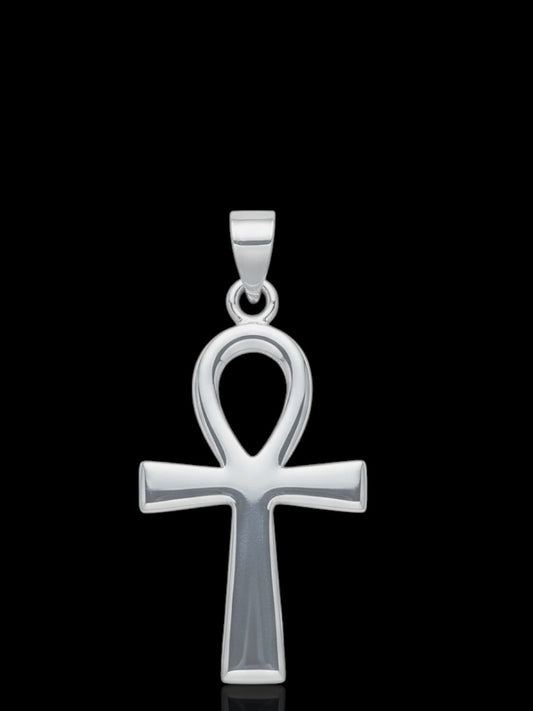 Sterling Silver Ankh Cross Pendant