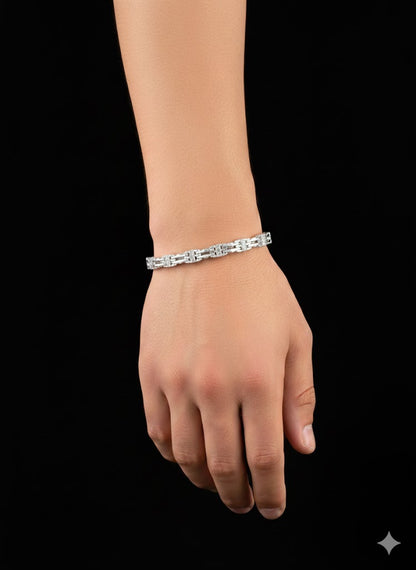 Men’s Modern Cage Chain Bracelet