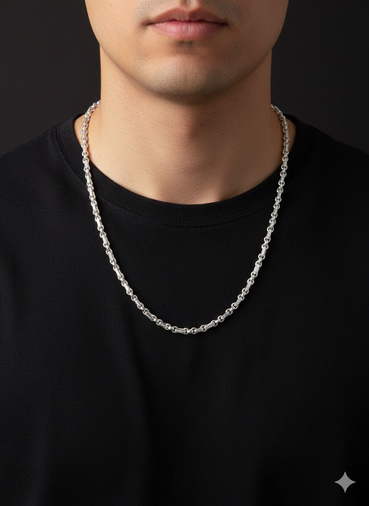 Men’s Silver Belcher Chain