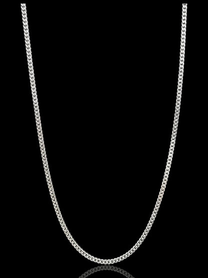 Men’s Silver Cuban Chain 3 mm