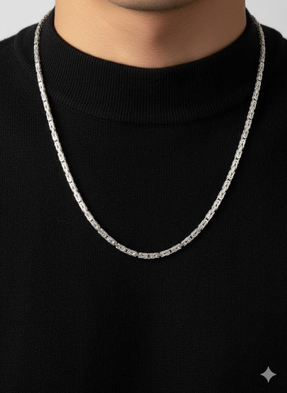Men’s Silver King’s Link Chain