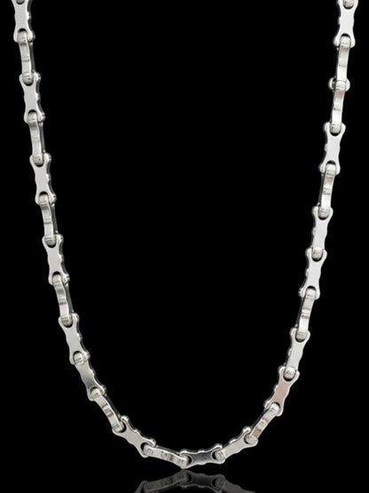 Men’s Silver Motorcycle Bike Chain