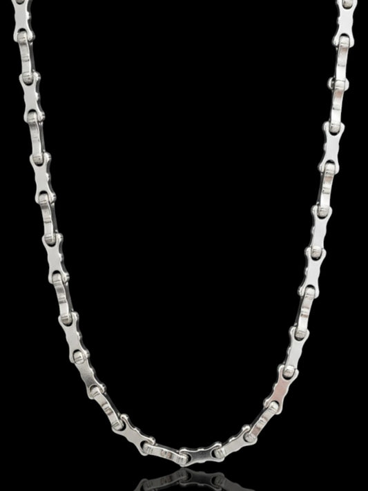 Men’s Silver Motorcycle Bike Chain