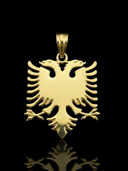 Men's Silver Albanian Eagle Pendant