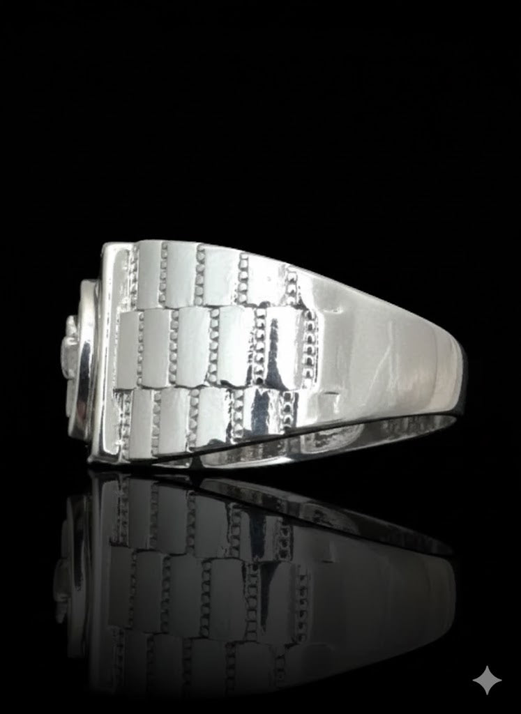 Men’s Sterling Silver Horseshoe Ring