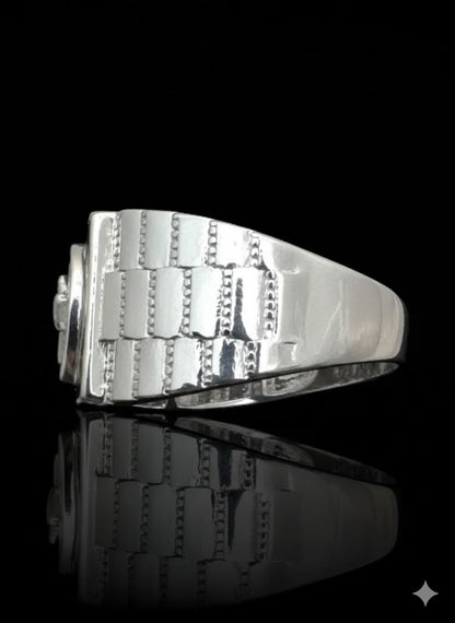 Men’s Sterling Silver Horseshoe Ring