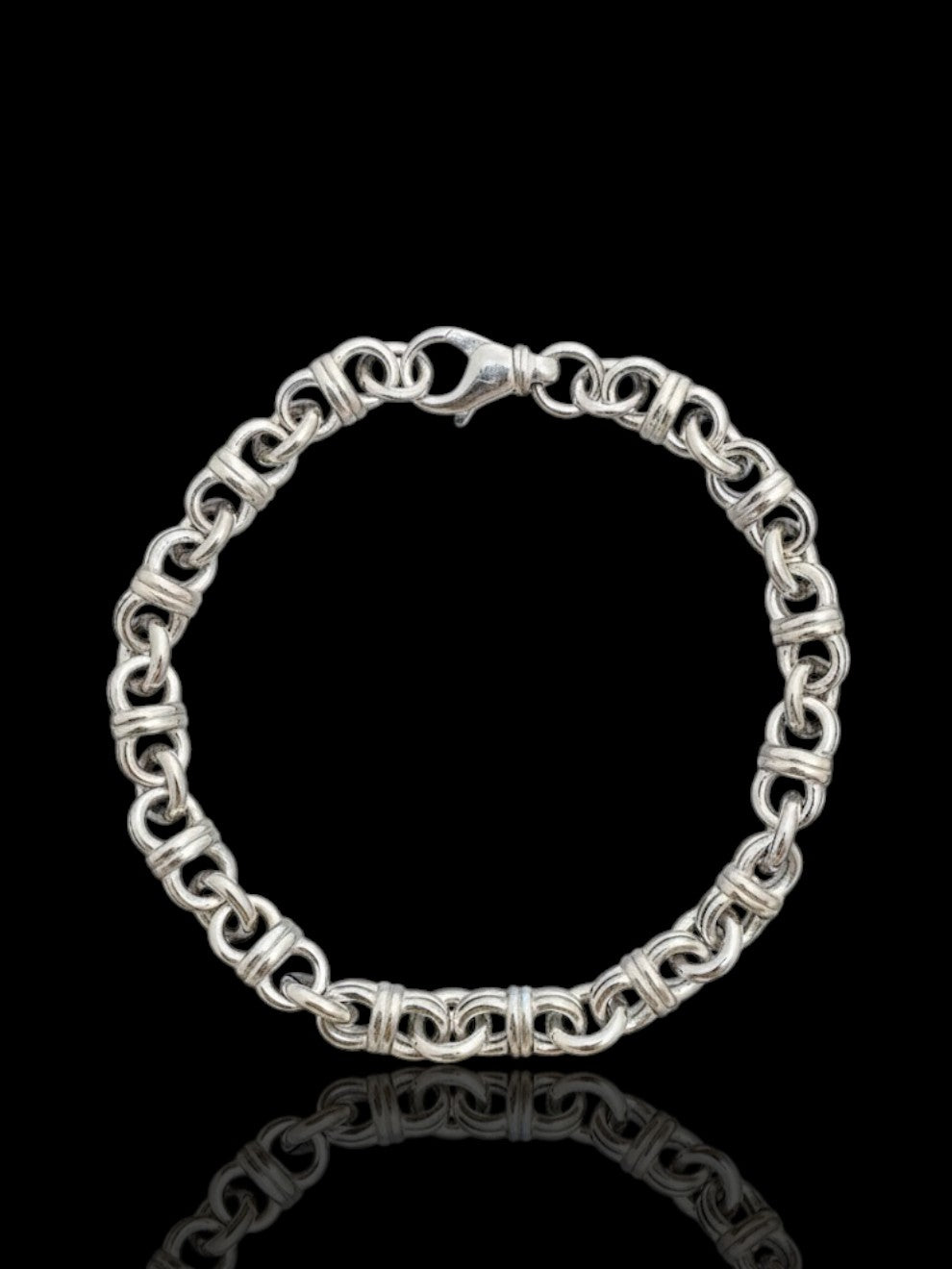 Designer Men’s Silver Bracelet