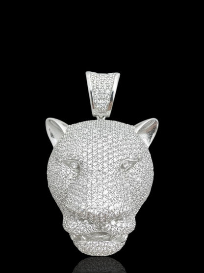 Tiger Stone Silver Men’s Pendant