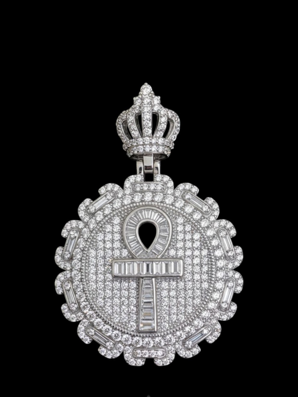 Men’s Sterling Silver Ankh Cross Pendant